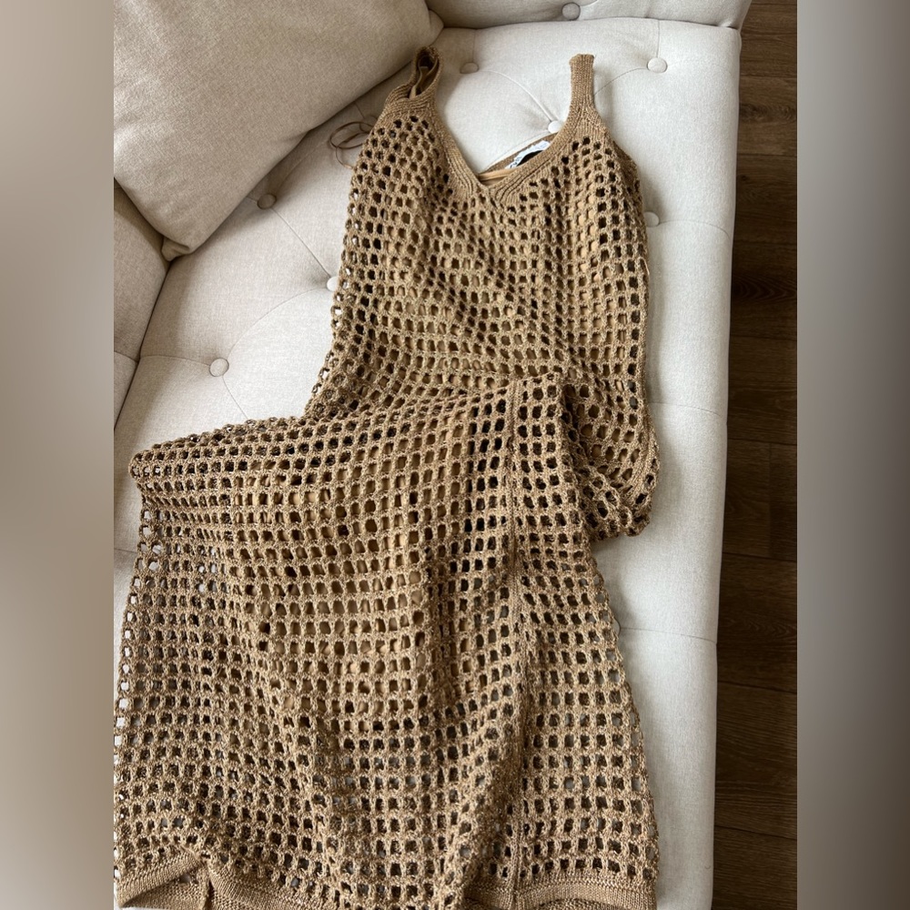 Zara knit dress midi